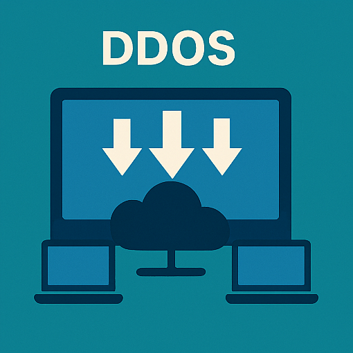 Imagen de ataque DDoS